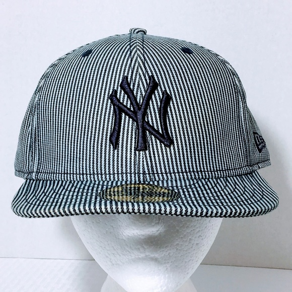 new york yankees striped cap